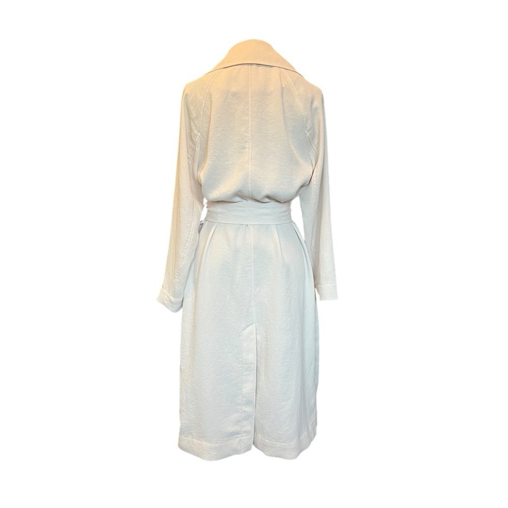 🤍𝐖𝐈𝐋𝐅𝐑𝐄𝐃 Quilted Day Trench Coat — Rare Edition — Cream - Picture 4 of 8